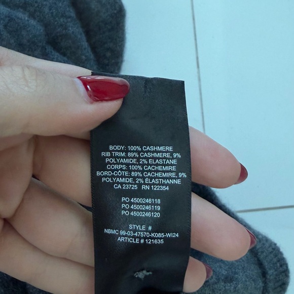 Aritzia Cashmere Blend Sweater in Gray - Picture 4 of 4